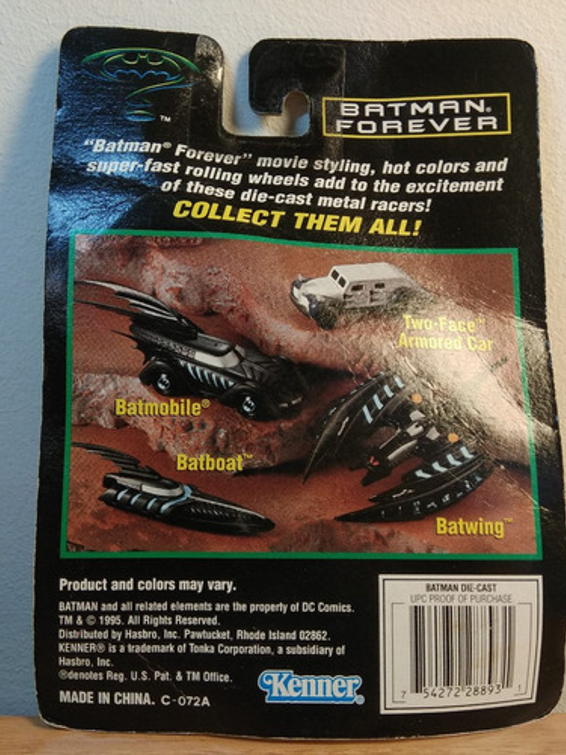 Batman Forever Batmobile - Die Cast Metal 1995 Kenner 5
