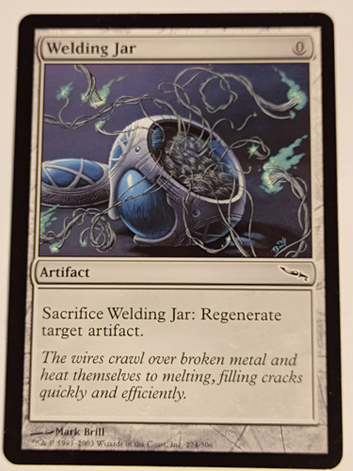 Carta Magic Welding Jar [mirrodin] Mtg Artifact Welding Jar 1
