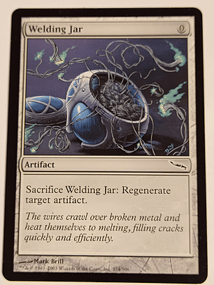 Carta Magic Welding Jar [mirrodin] Mtg Artifact Welding Jar