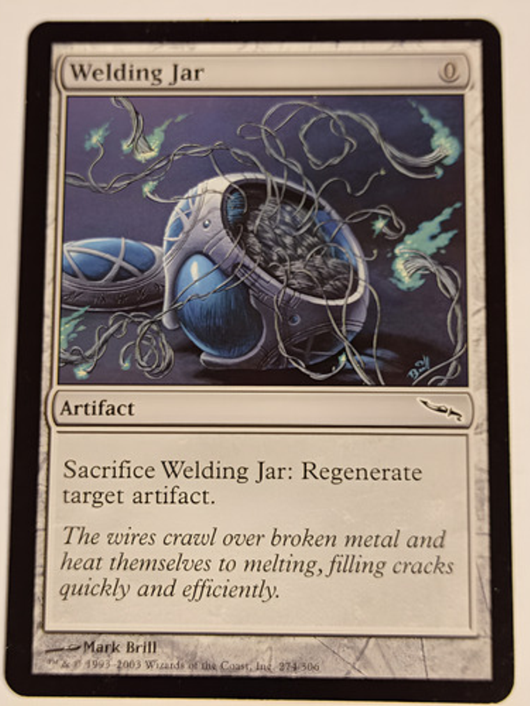 Carta Magic Welding Jar [mirrodin] Mtg Artifact Welding Jar 1