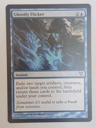 Carta Magic Ghostly Flicker [avacyn Restored] Mtg Instant