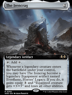 Carta Magic The Irencrag (extended Art) Foil [woe] Mtg The I