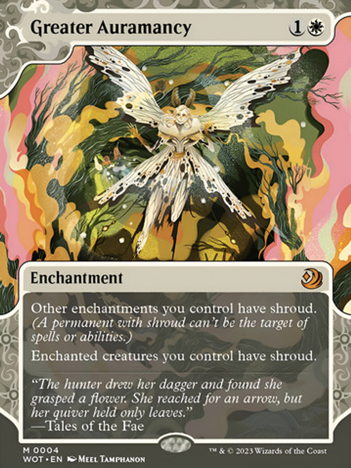 Carta Magic Greater Auramancy [woe] Mtg Greater Auramancy In 1