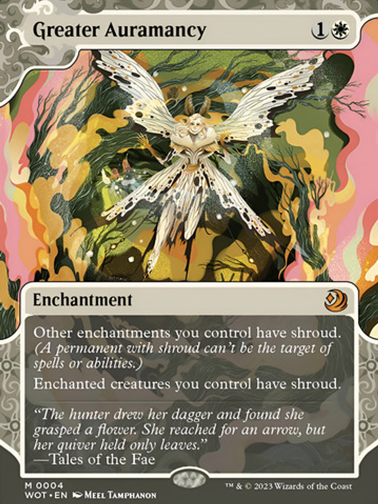 Carta Magic Greater Auramancy [woe] Mtg Greater Auramancy In 1