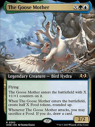 Carta Magic The Goose Mother (extended Art) [woe] Mtg The Go