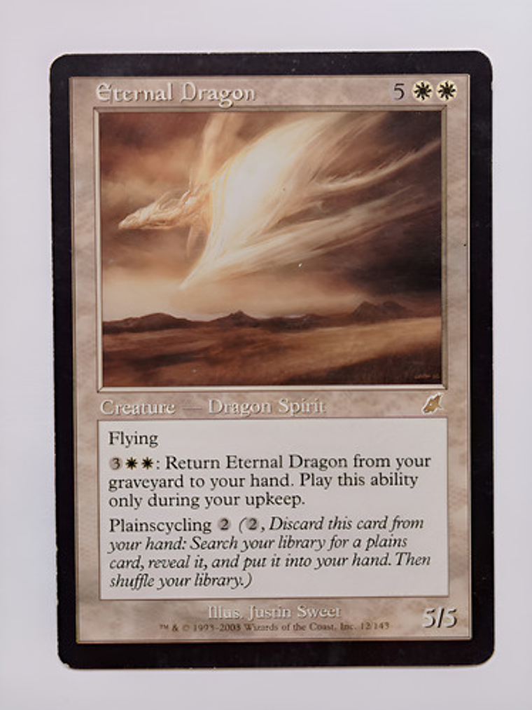 Carta Magic Eternal Dragon [scourge] Mtg Dragon Eternal Drag 1