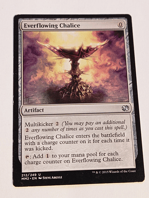 Carta Magic Everflowing Chalice [mm15] Mtg Artifact