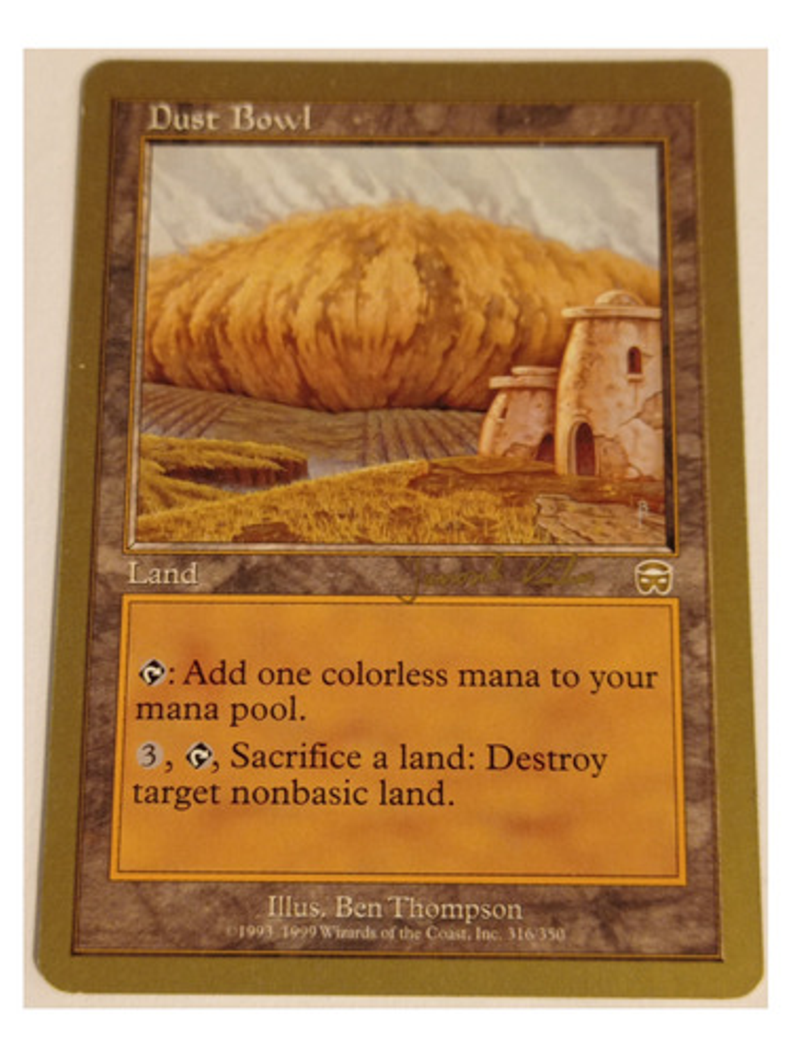 Carta Magic Dust Bowl [2000 World Champ Decks] Mtg 1