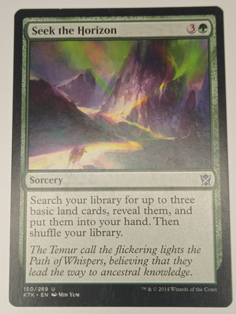 Carta Magic Seek The Horizon [khans Of Tarkir] Mtg Sorcery 1