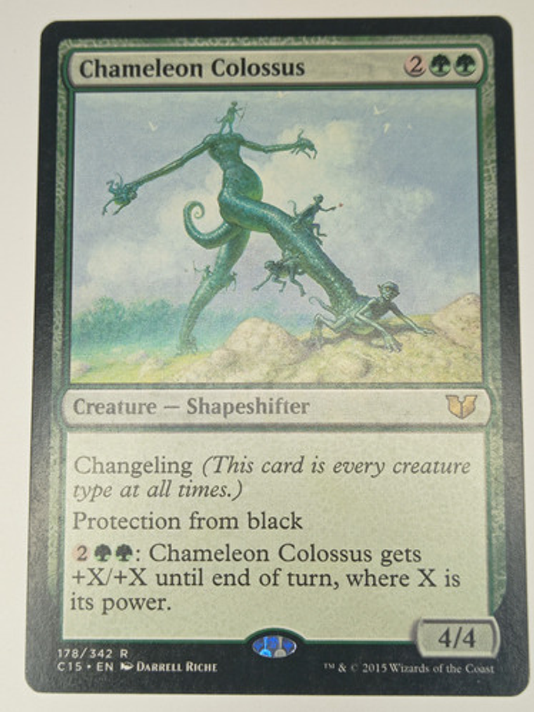 Carta Magic Chameleon Colossus [c15] Mtg Shapeshifter 1