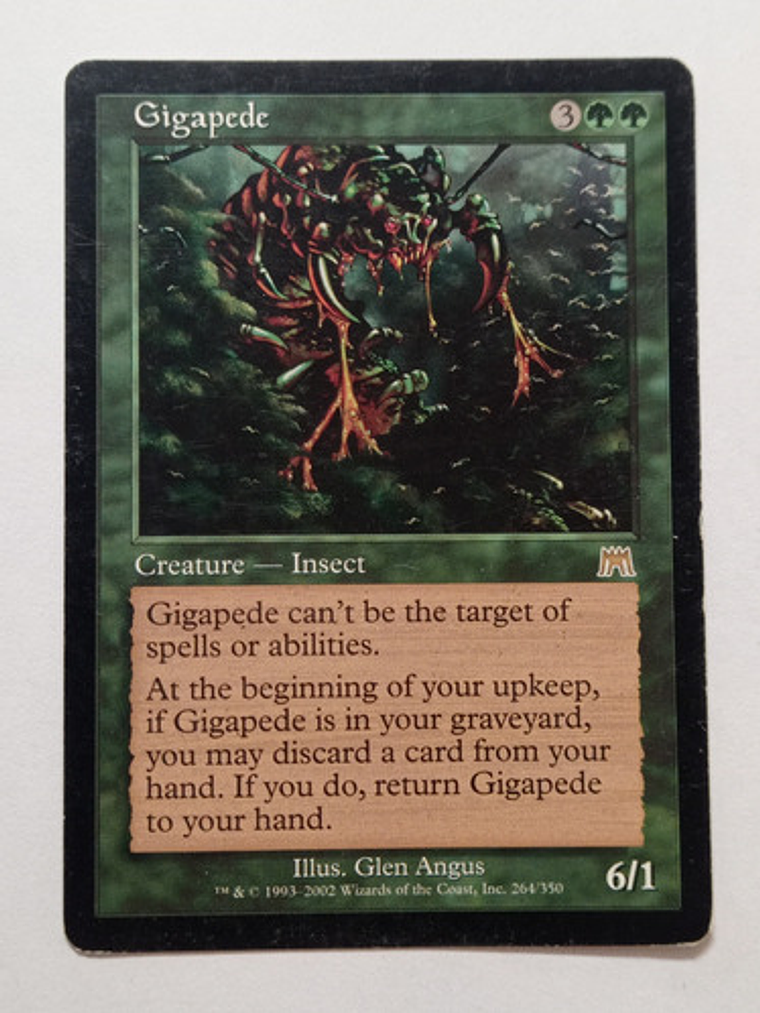 Carta Magic Gigapede 2002 Onslaught Mtg 1