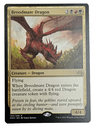 Carta Magic Broodmate Dragon [mm3] Mtg Dragon