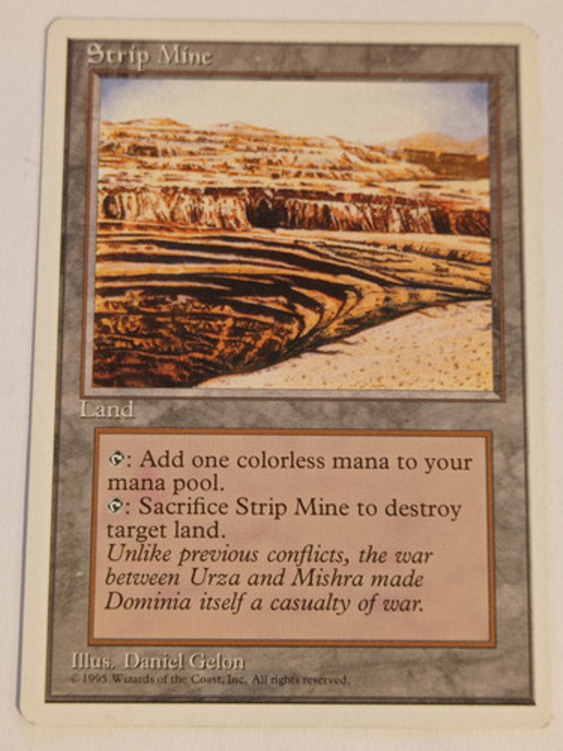 Carta Magic Strip Mine [4ed] Mtg Land 1