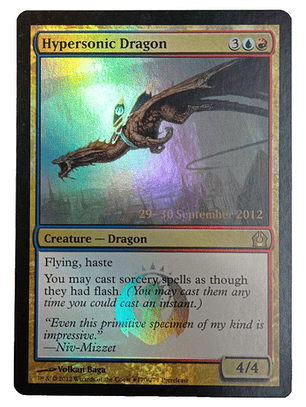 Carta Magic Hypersonic Dragon (foil) [ravnica] Mtg Promo