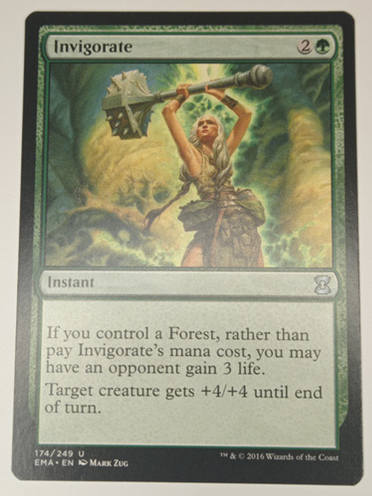 Carta Magic Invigorate [eternal Masters] Mtg Instant 1