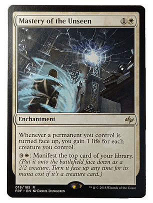 Carta Magic Mastery Of The Unseen [fate] Mtg Enchantment