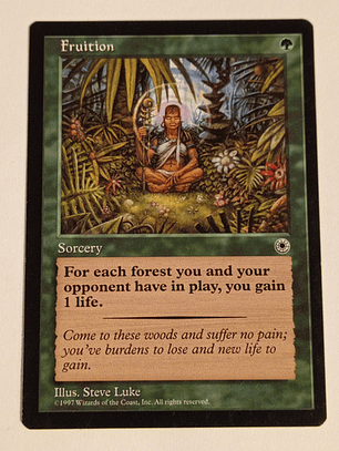 Carta Magic Fruition [portal] Mtg Sorcery