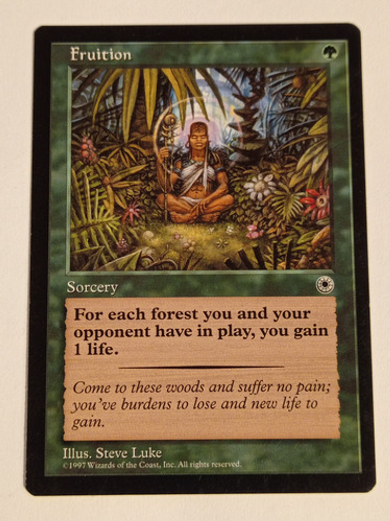 Carta Magic Fruition [portal] Mtg Sorcery 1