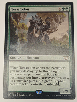 Carta Magic Terastodon [c14] Mtg Elephant