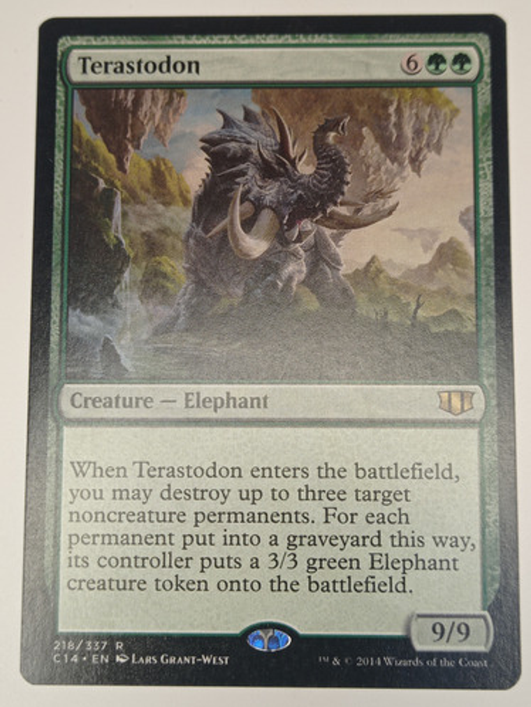 Carta Magic Terastodon [c14] Mtg Elephant 1
