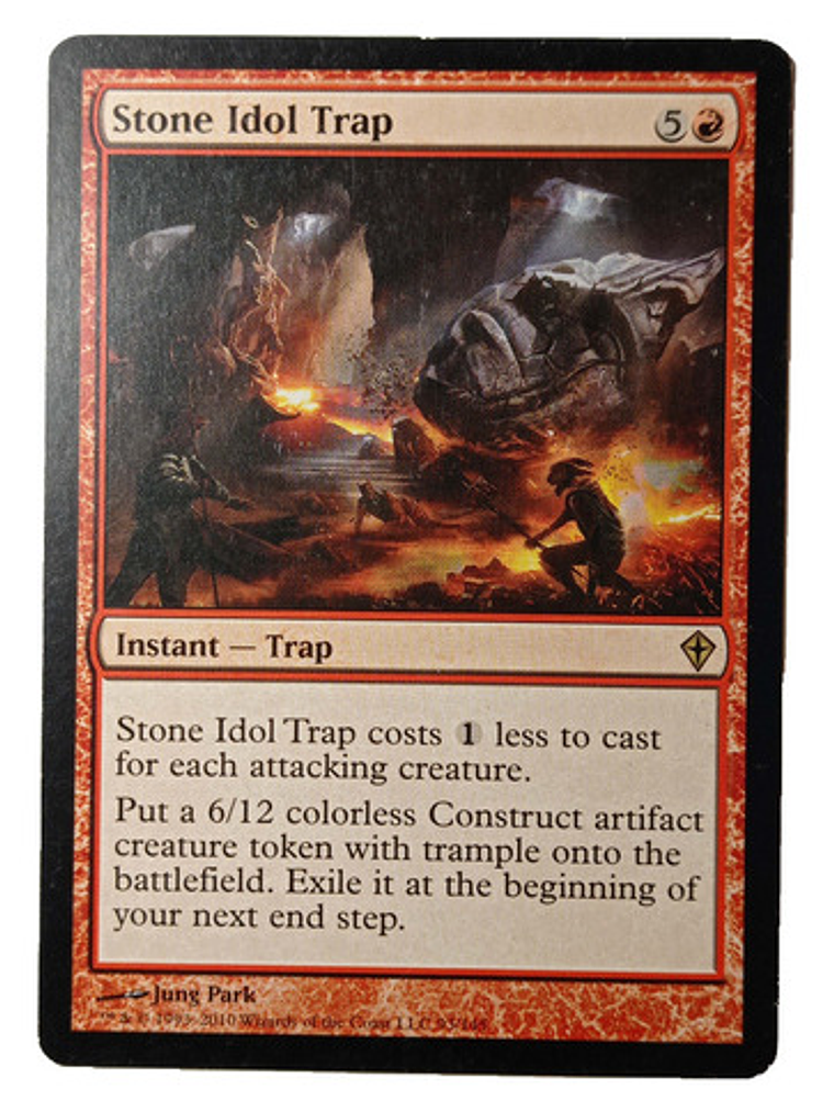 Carta Magic Stone Idol Trap [worldwake] Mtg Instant Trap 1