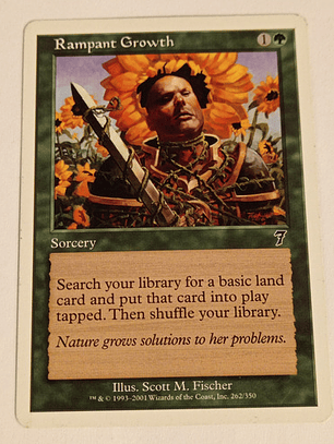 Carta Magic Rampant Growth [7ed] Mtg Sorcery