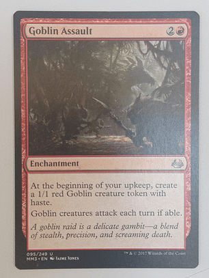 Carta Magic Goblin Assault [mm17] Mtg Enchantment