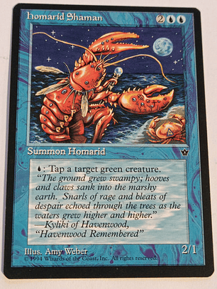 Carta Magic Homarid Shaman [fallen Empires] Mtg Creature