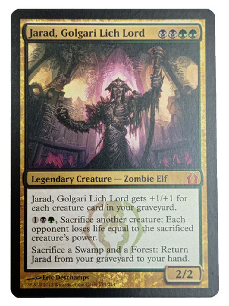 Carta Magic Jarad Golgari Lich Lord [ravnica] Mtg Zombie Elf 1
