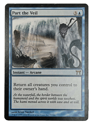 Carta Magic Part The Veil [kamigawa] Mtg Instant
