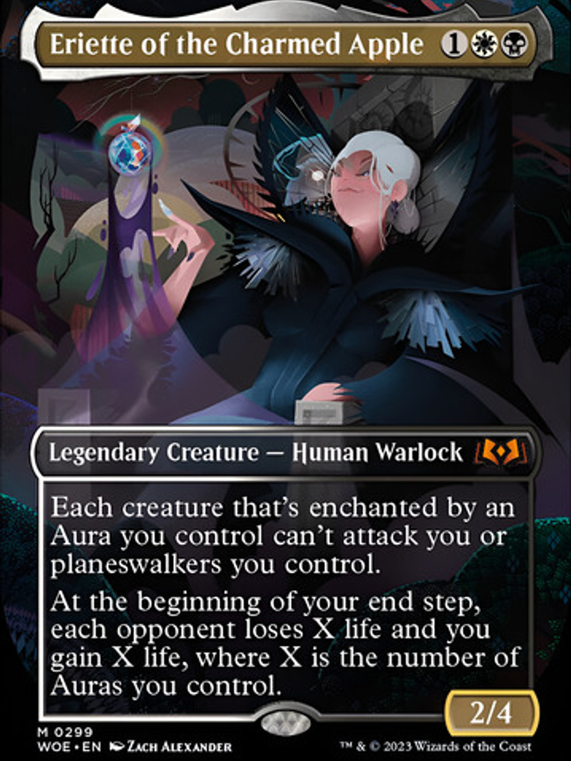 Carta Magic Eriette Charmed Apple (borderless) [woe] Mtg Eri 1