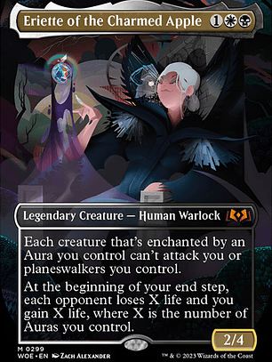 Carta Magic Eriette Charmed Apple (borderless) [woe] Mtg Eri