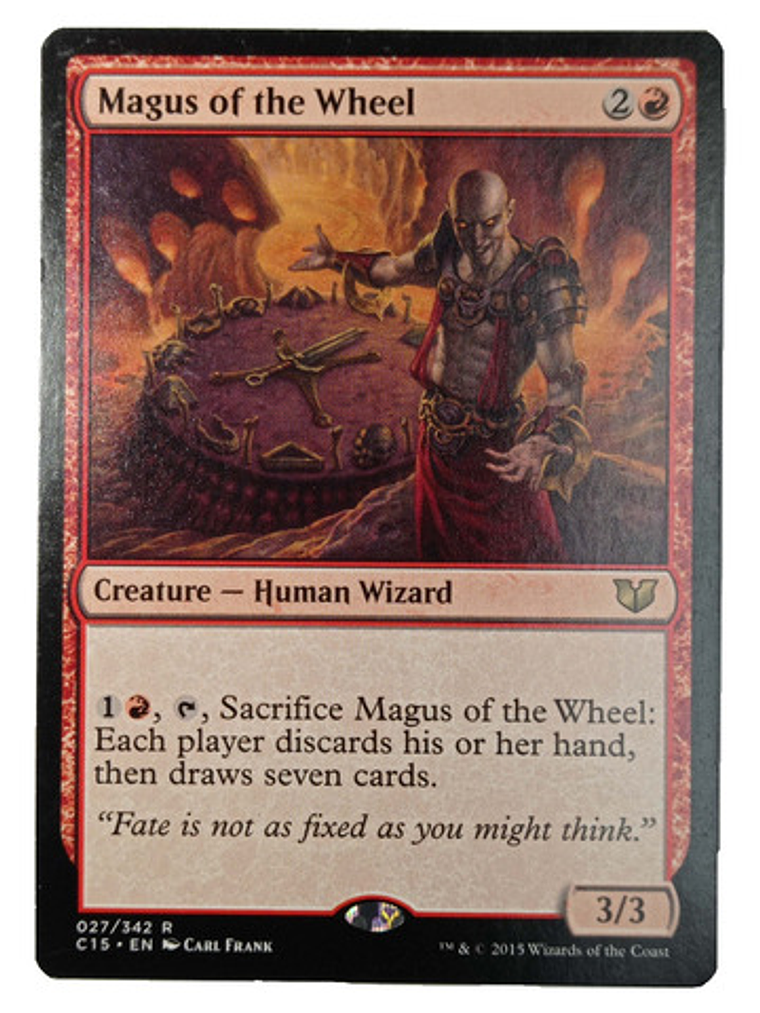 Carta Magic Magus Of The Wheel [c25] Mtg Wizard 1