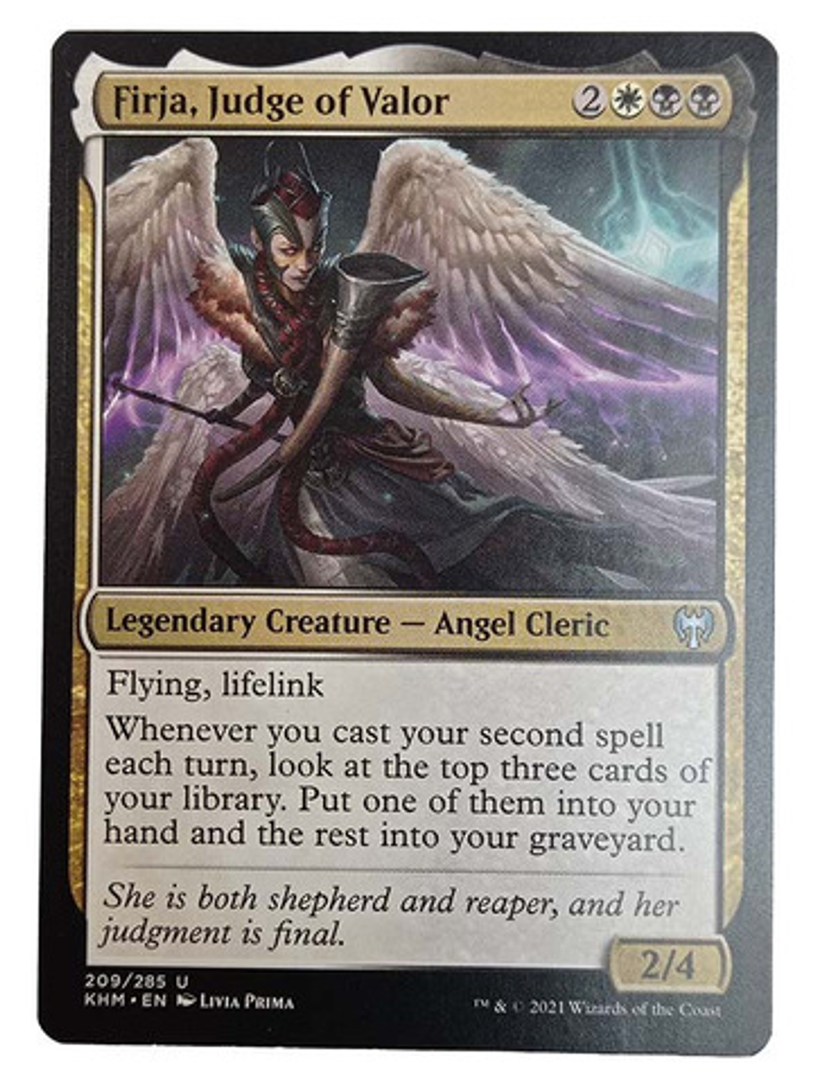 Carta Magic Firja Judge Of Valor [kaldheim] Mtg Angel Cleric 1