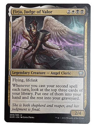Carta Magic Firja Judge Of Valor [kaldheim] Mtg Angel Cleric