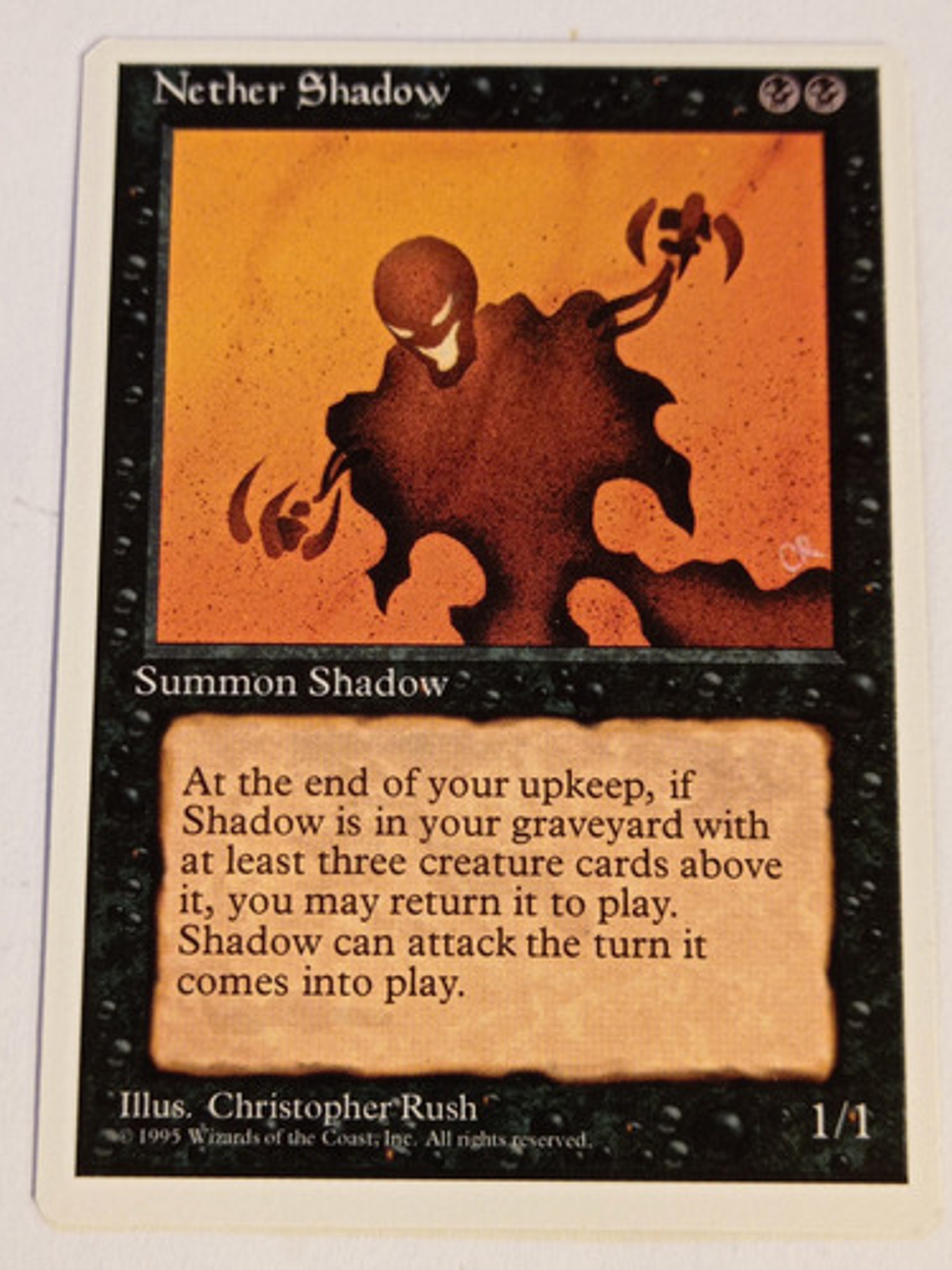 Carta Magic Nether Shadow [4ed] Mtg Creature 1