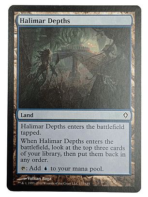 Carta Magic Halimar Depths [worldwake] Mtg Land