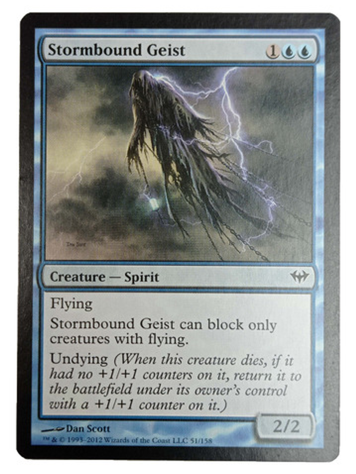 Carta Magic Stormbound Geist [dark Ascension] Mtg Spirit 1
