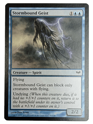 Carta Magic Stormbound Geist [dark Ascension] Mtg Spirit