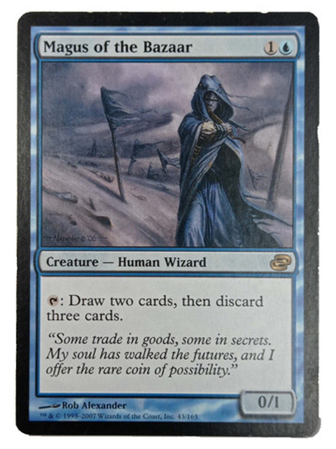 Carta Magic Magus Of The Bazaar [planar Chaos] Mtg Wizard 1