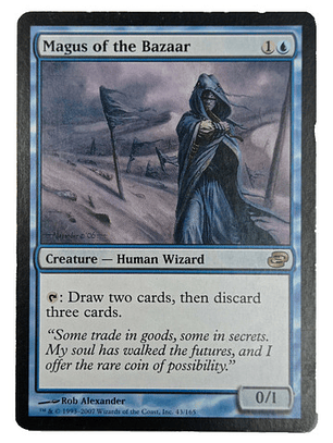 Carta Magic Magus Of The Bazaar [planar Chaos] Mtg Wizard