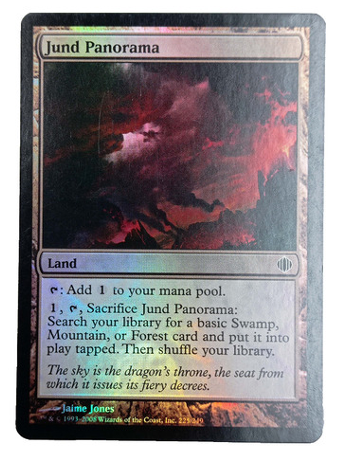 Carta Magic Jund Panorama (foil) [alara] Mtg Land 1