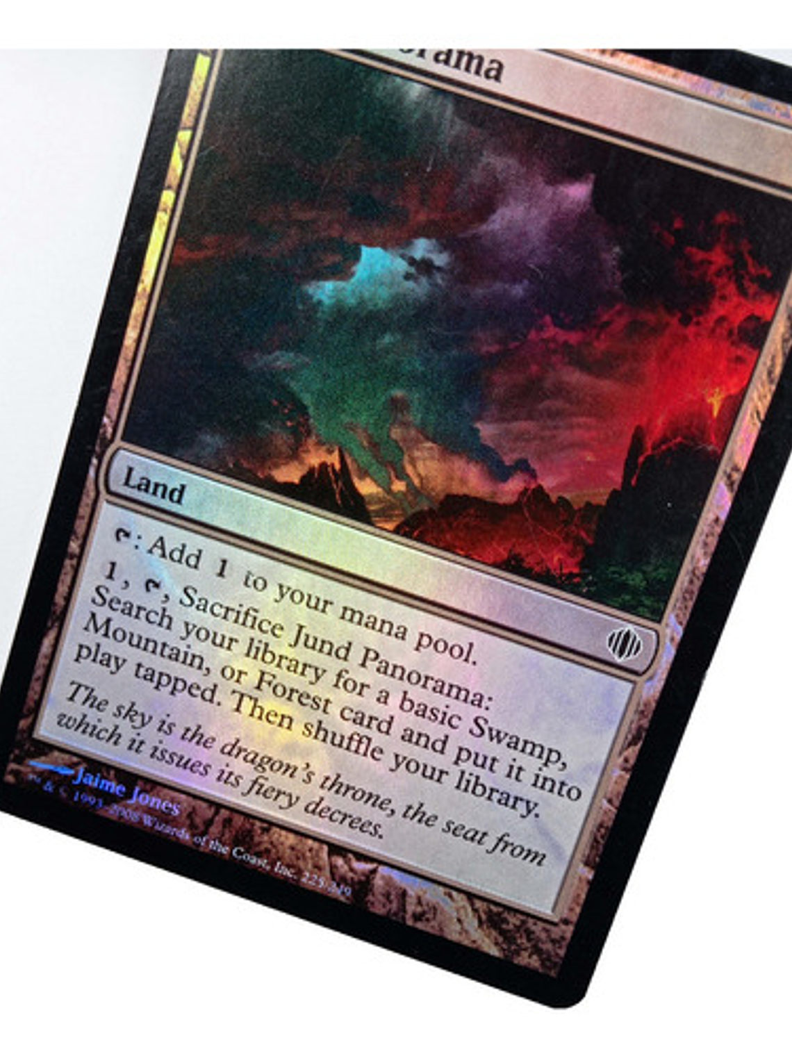 Carta Magic Jund Panorama (foil) [alara] Mtg Land 2