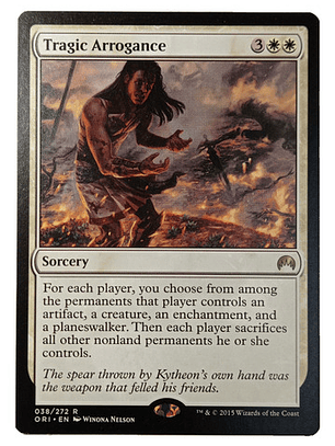 Carta Magic Tragic Arrogance [origins] Mtg Sorcery