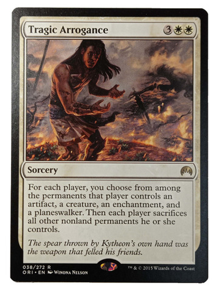 Carta Magic Tragic Arrogance [origins] Mtg Sorcery 1
