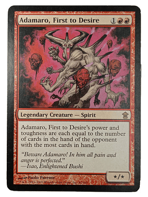 Carta Magic Adamaro First To Desire [kamigawa] Mtg Spirit