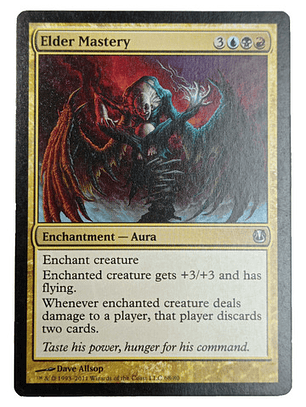 Carta Magic Elder Mastery [ajani V Nicol Bolas] Mtg Ench