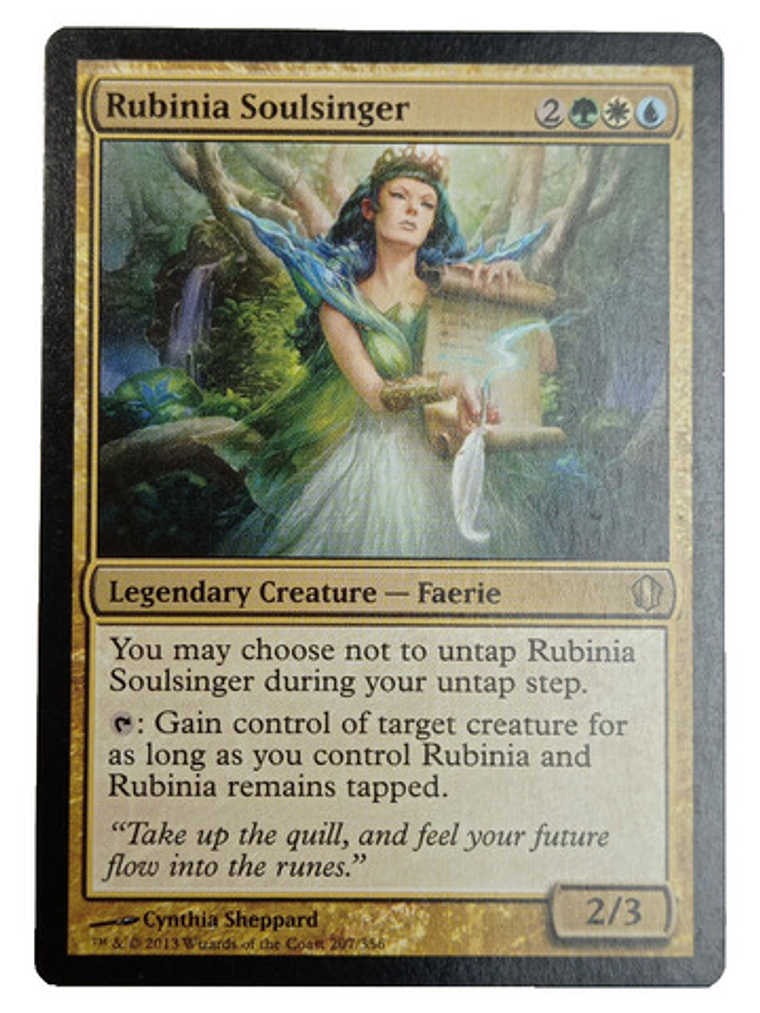 Carta Magic Rubinia Soulsinger [c13] Mtg Faerie 1