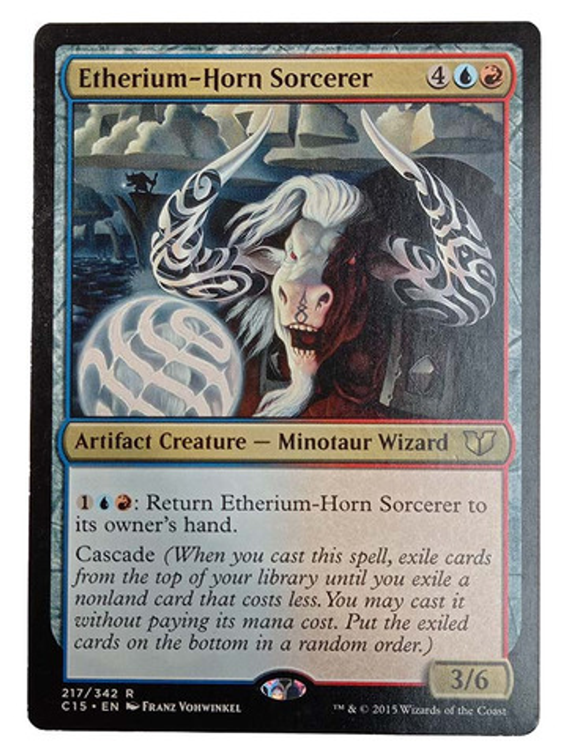 Carta Magic Etherium-horn Sorcerer [c15] Mtg Wiz 1