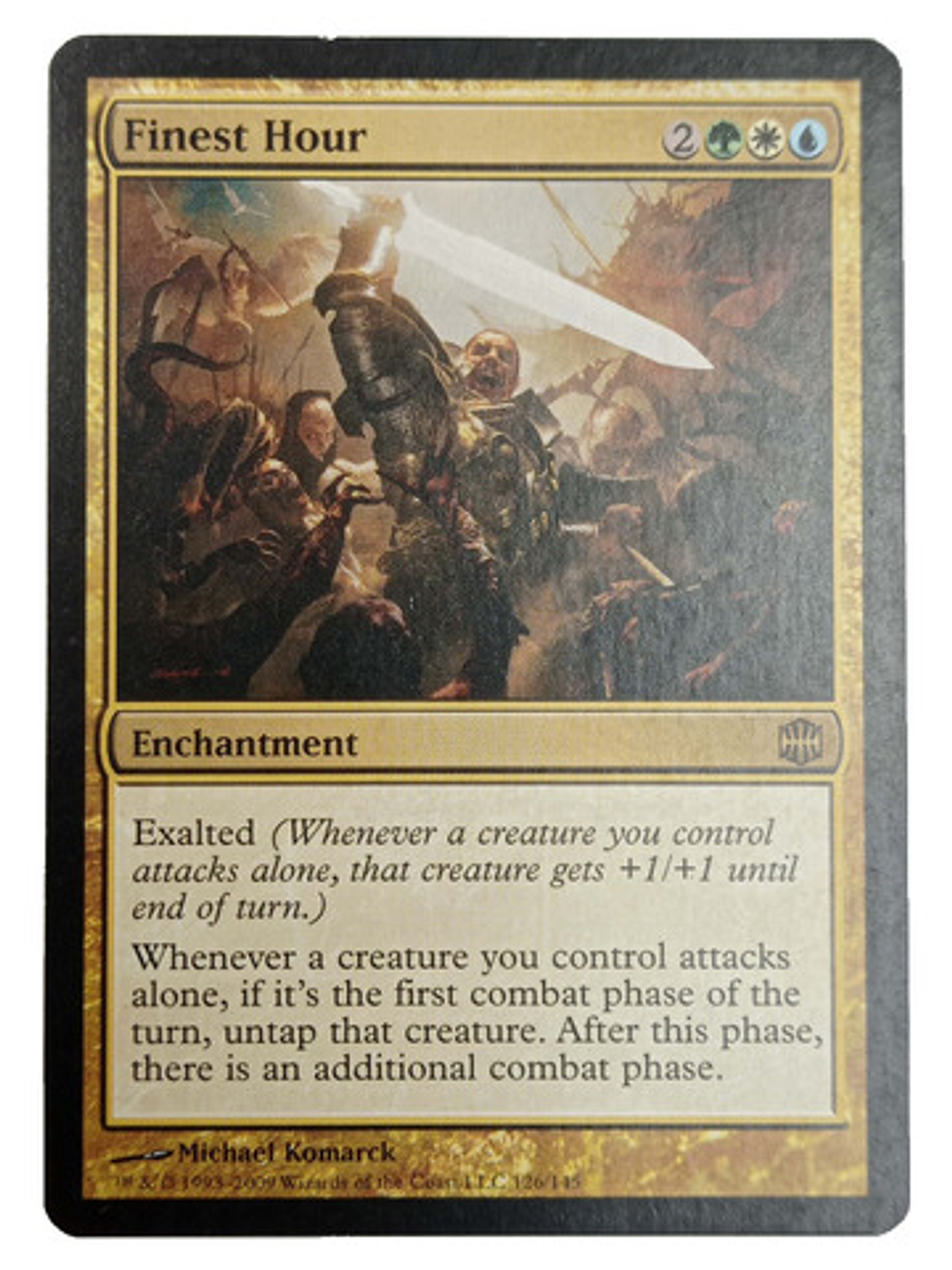 Carta Finest Hour [alara] Mtg Enchantment 1